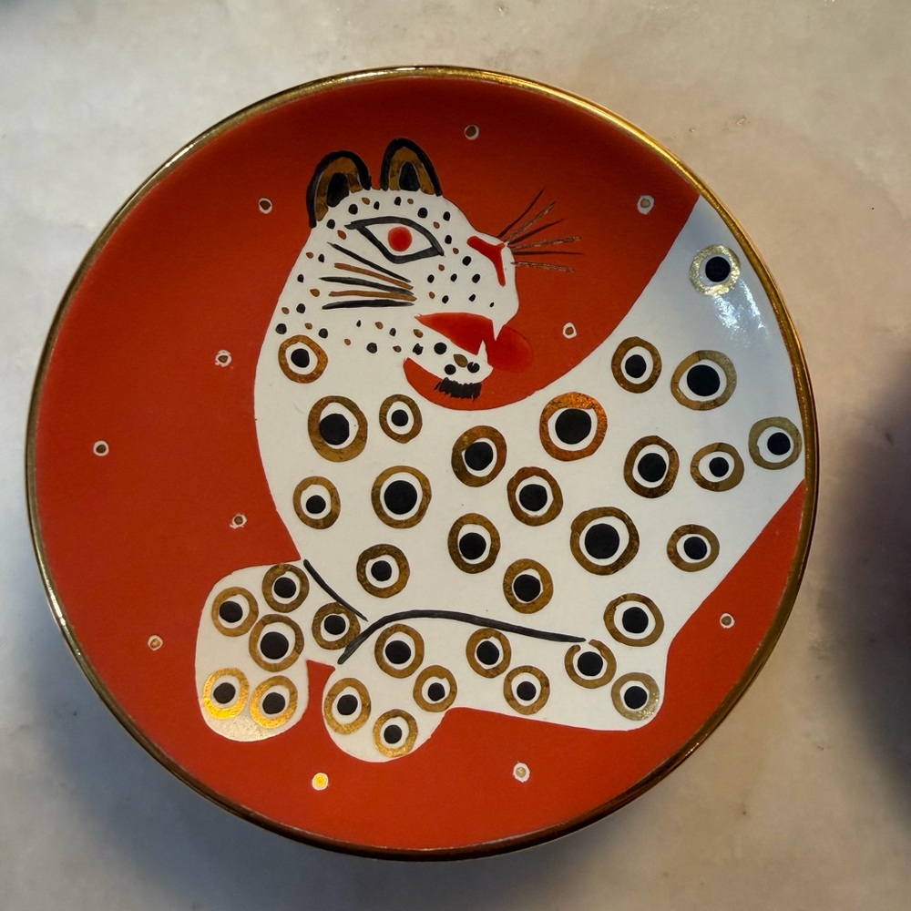 Waylande Gregory Small Leopard Bullet Bowl